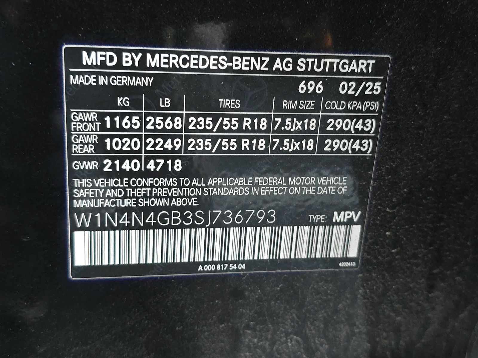 2025 Mercedes-Benz GLA GLA 250 FWD