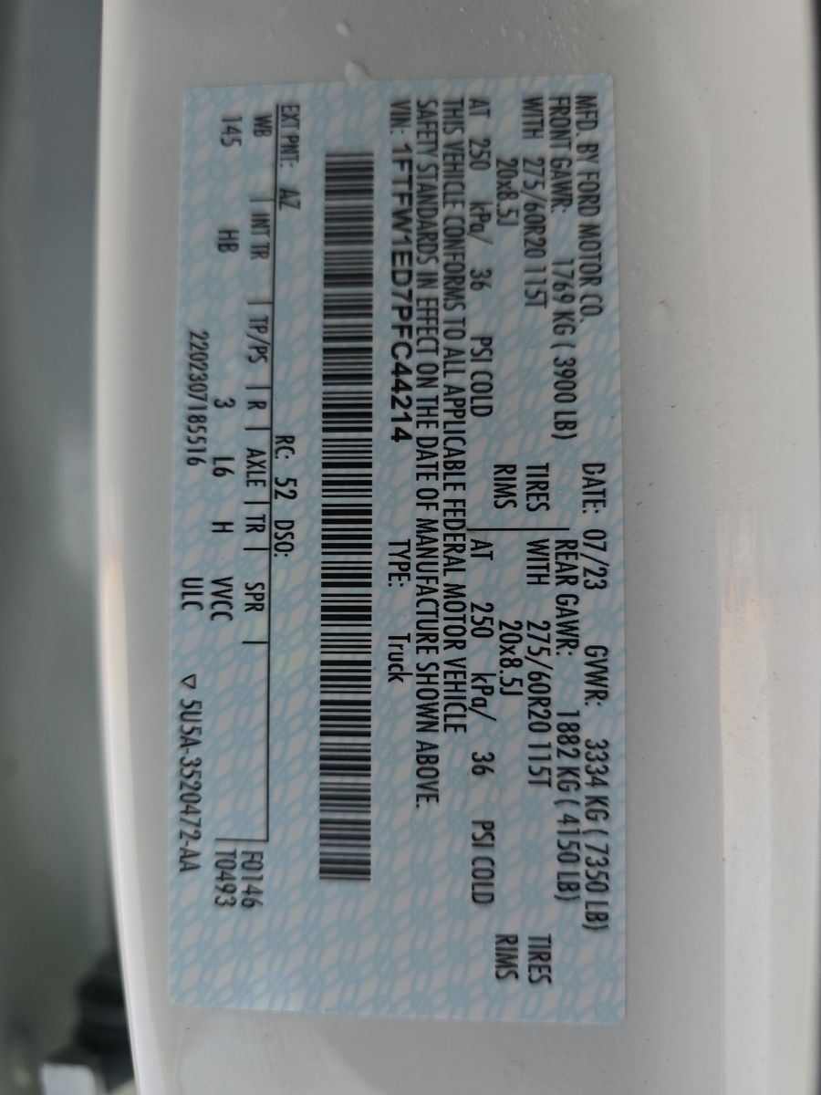 2023 Ford F-150 Hybrid Lariat AWD