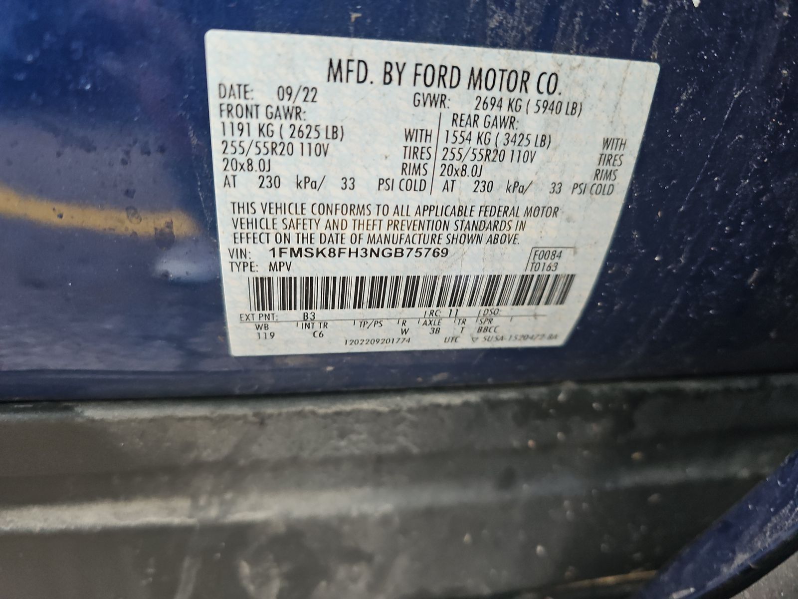 2022 Ford Explorer Limited AWD