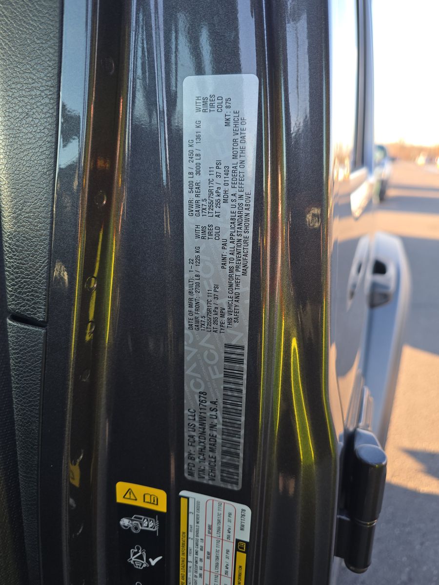 2022 Jeep Wrangler Unlimited Willys Edition AWD