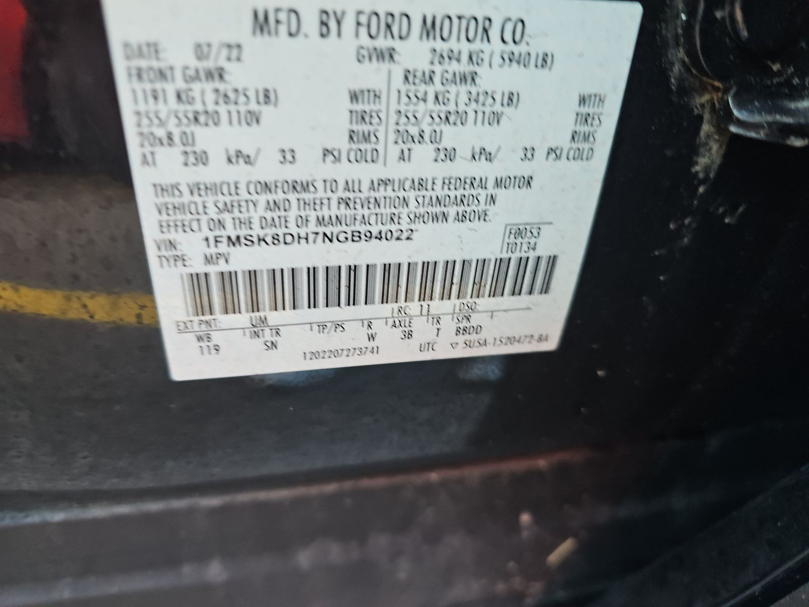 2022 Ford Explorer XLT AWD