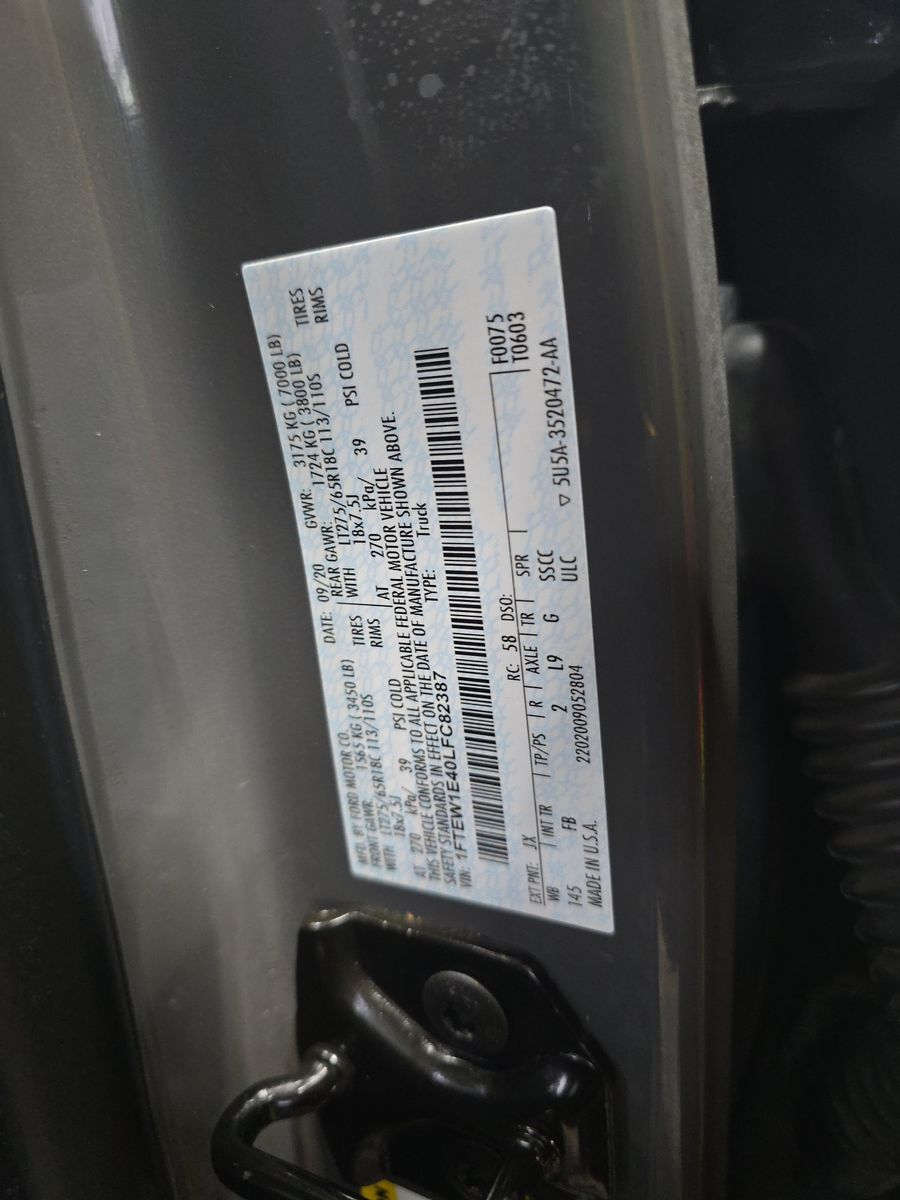 2020 Ford F-150 XLT AWD