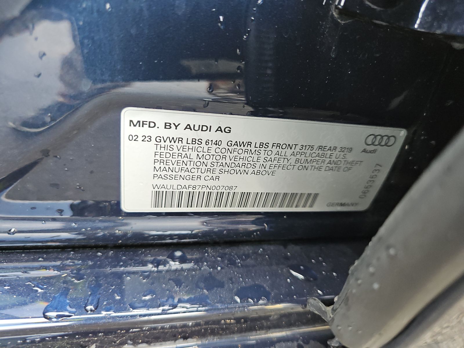 2023 Audi A8 Base AWD