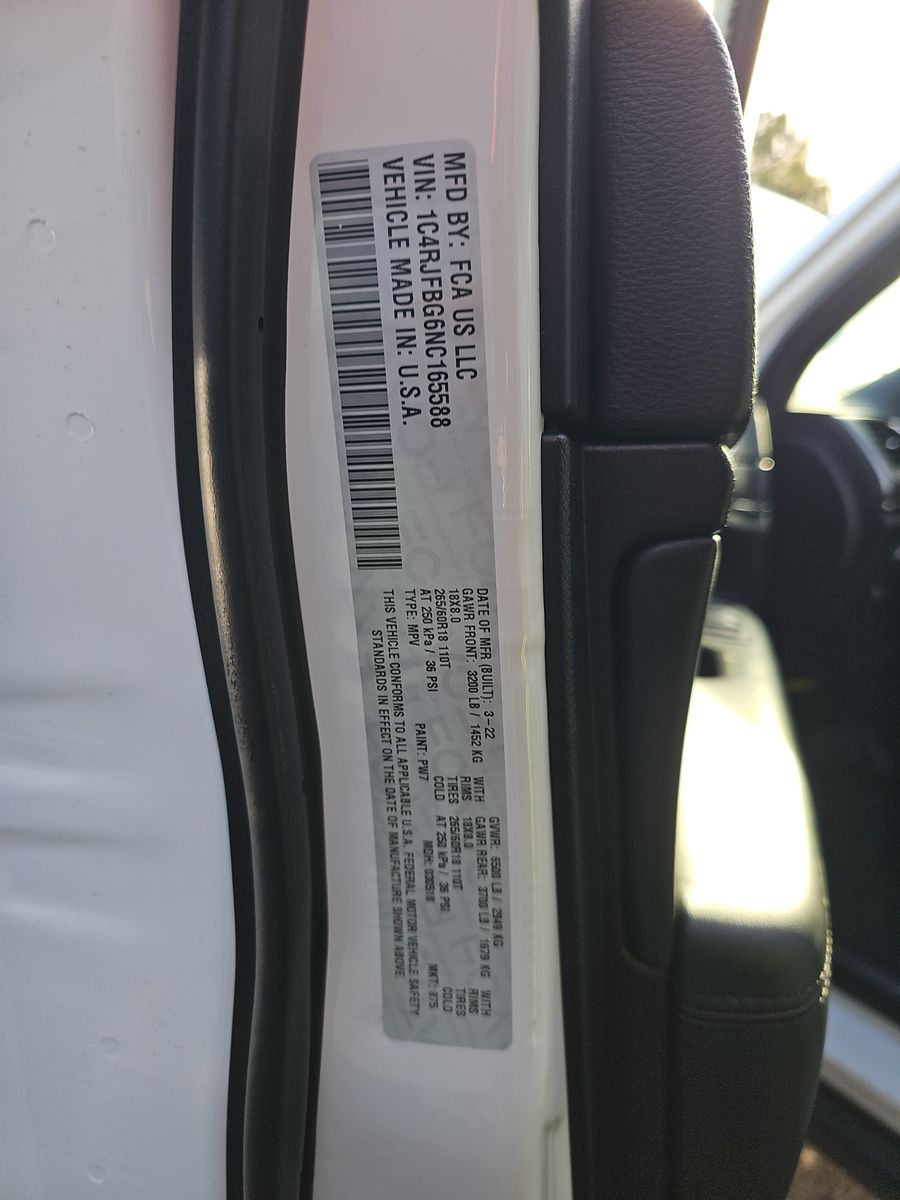 2022 Jeep Grand Cherokee Limited AWD