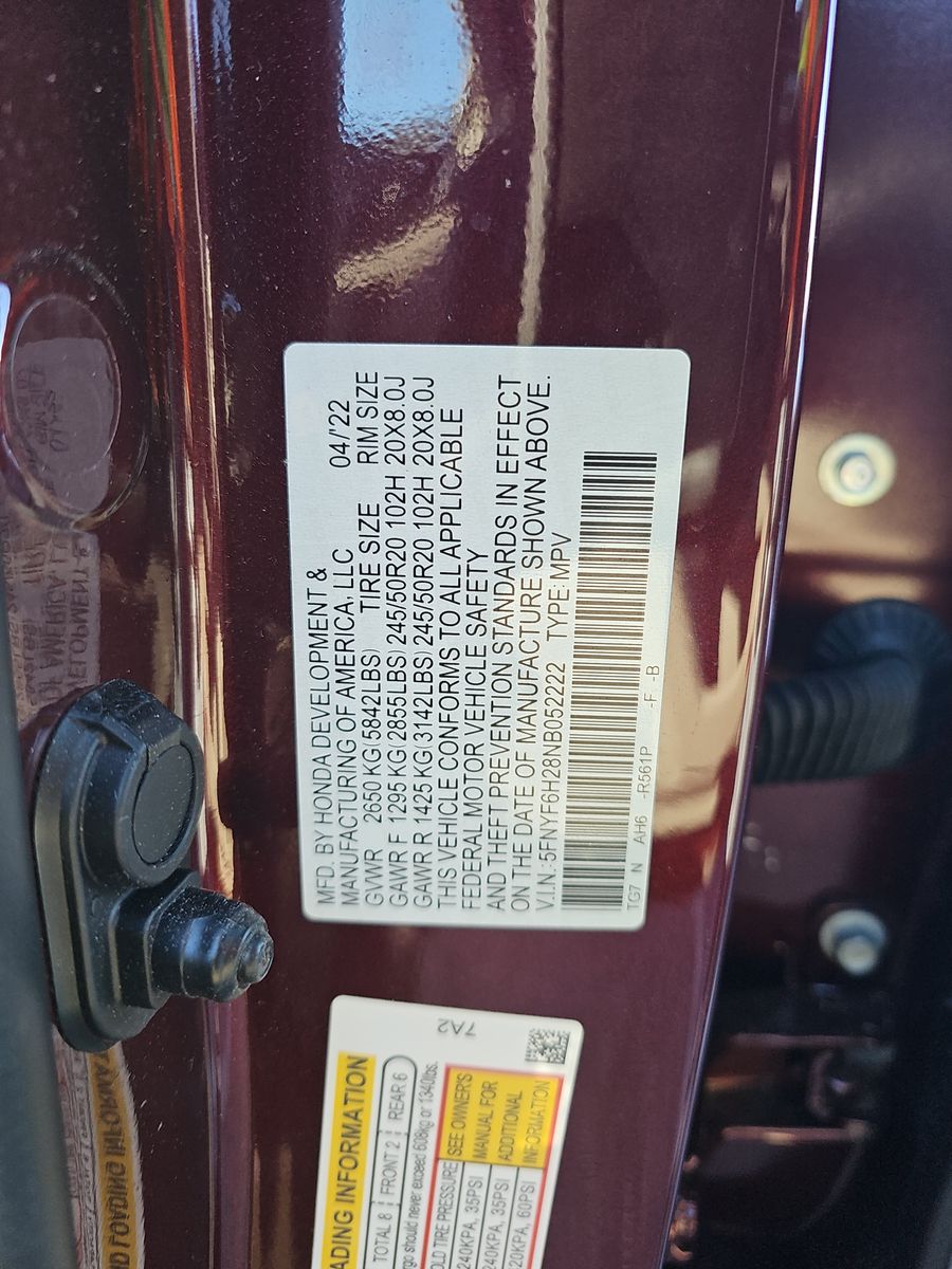 2022 Honda Pilot Special Edition AWD