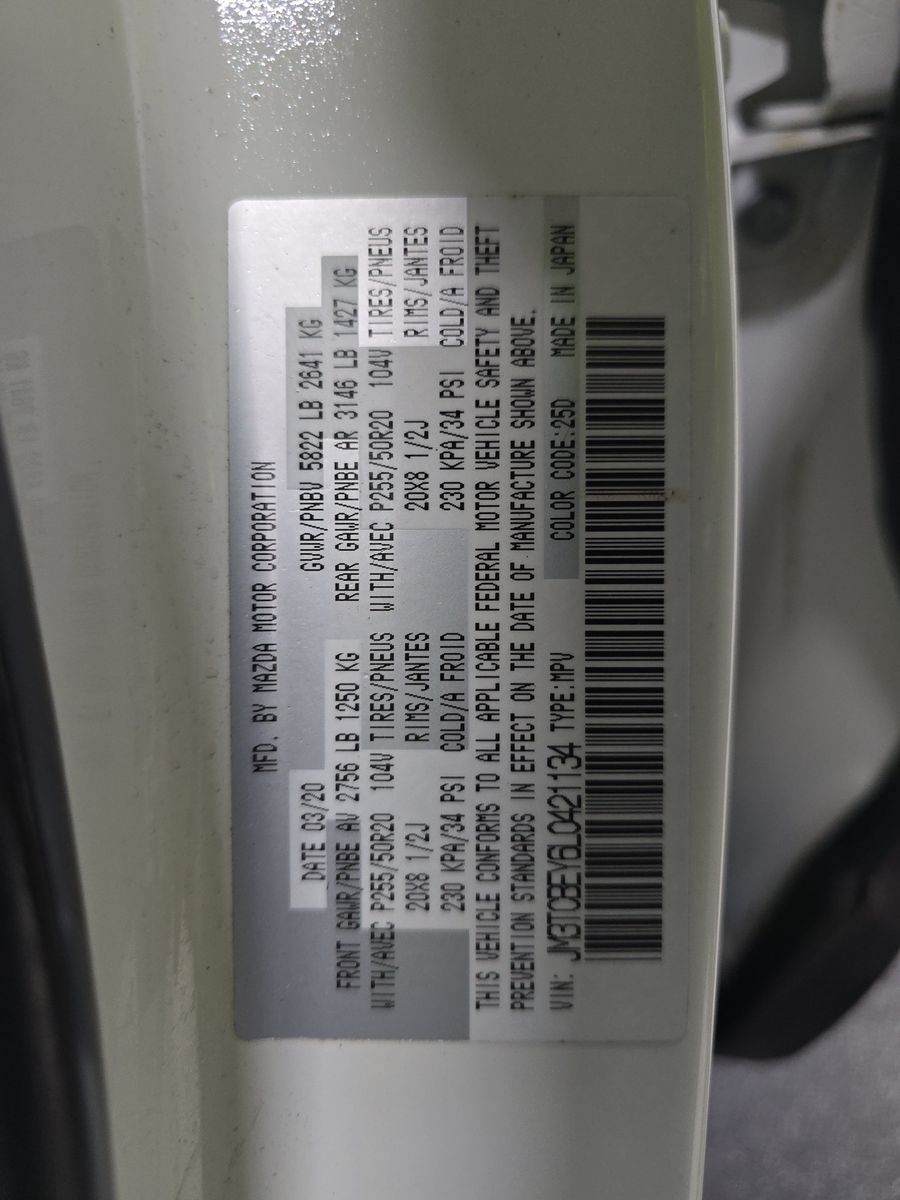 2020 MAZDA CX-9 Signature AWD