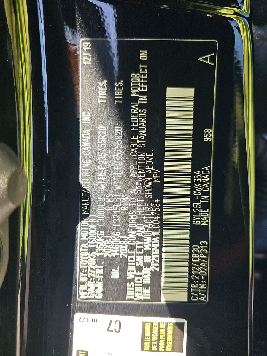 2020 Lexus RX RX 450h F SPORT Performance AWD