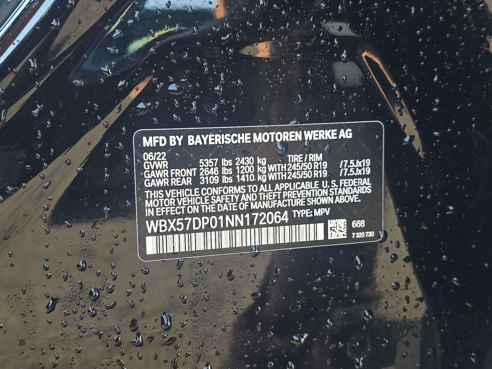 2022 BMW X3 xDrive30i AWD