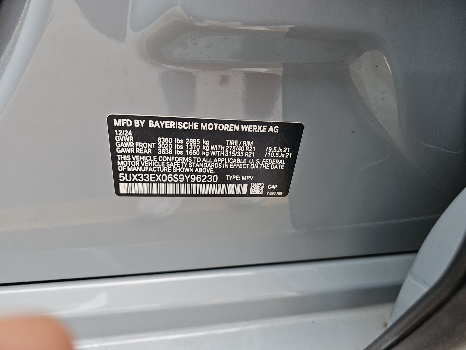 2025 BMW X6 xDrive40i AWD