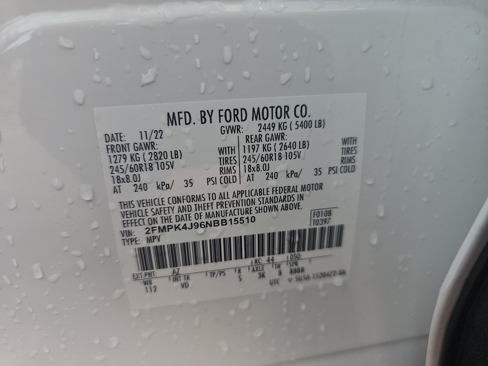 2022 Ford Edge SEL AWD