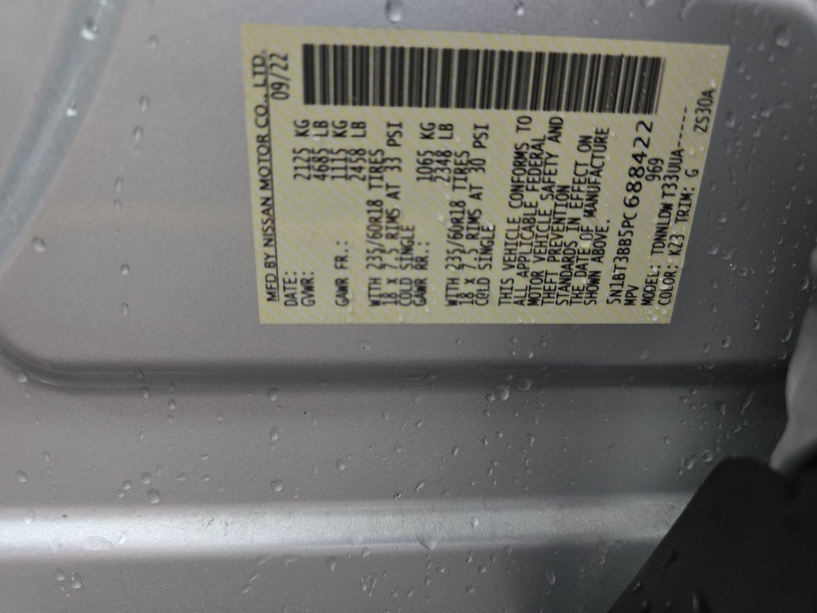 2023 Nissan Rogue SV AWD