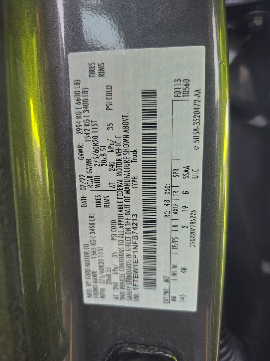 2022 Ford F-150 XLT AWD