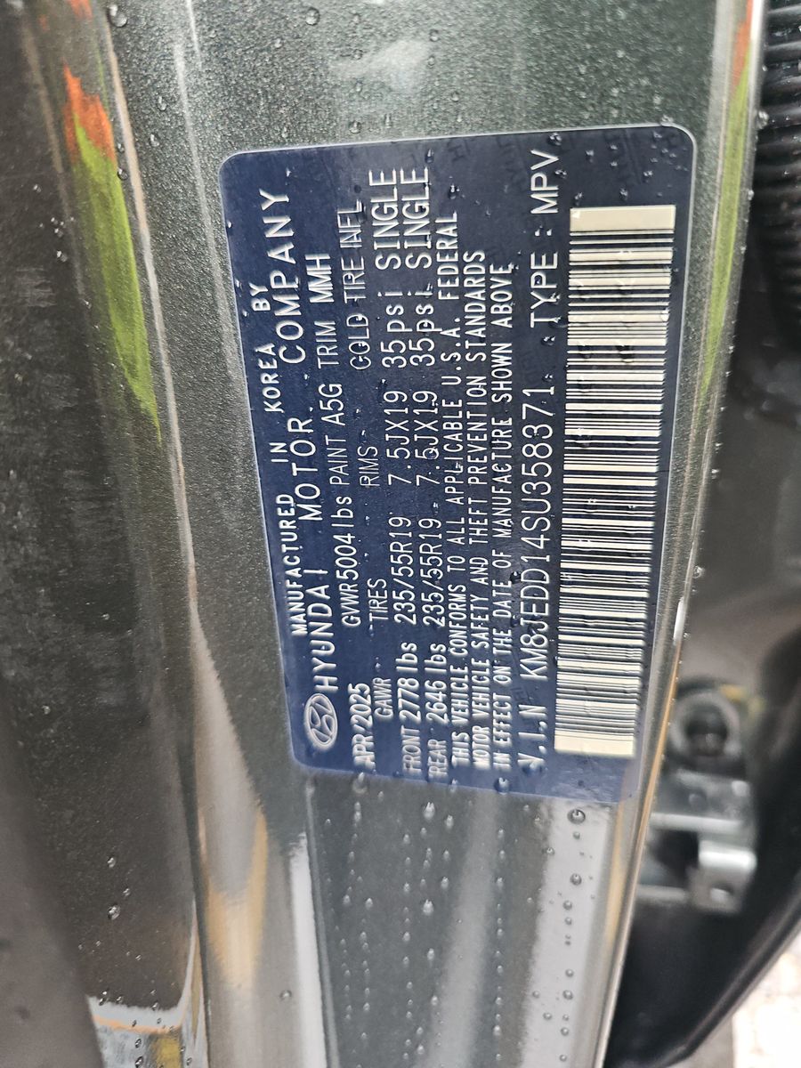 2025 Hyundai Tucson Hybrid Limited AWD