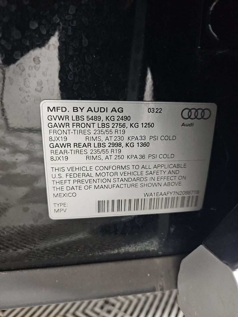 2022 Audi Q5 S line Premium Plus AWD