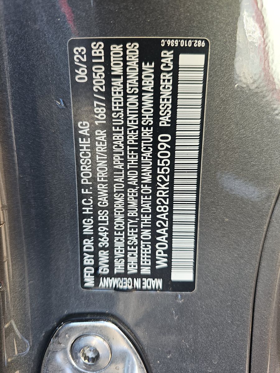 2024 Porsche 718 Cayman Base RWD