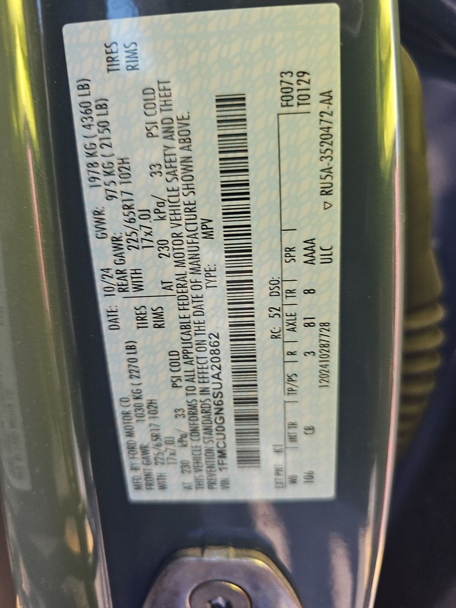 2025 Ford Escape Active FWD