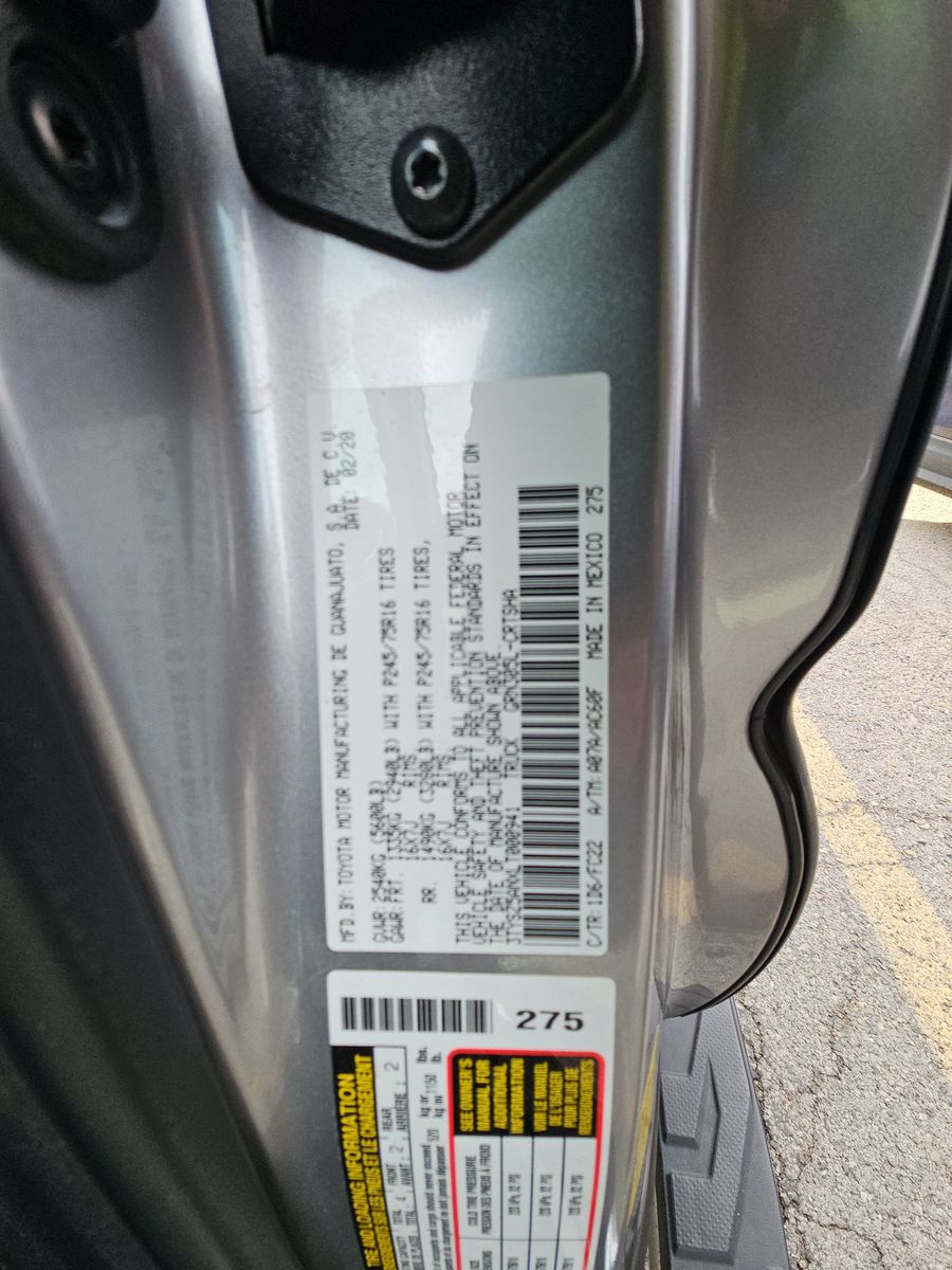 2020 Toyota Tacoma SR5 AWD