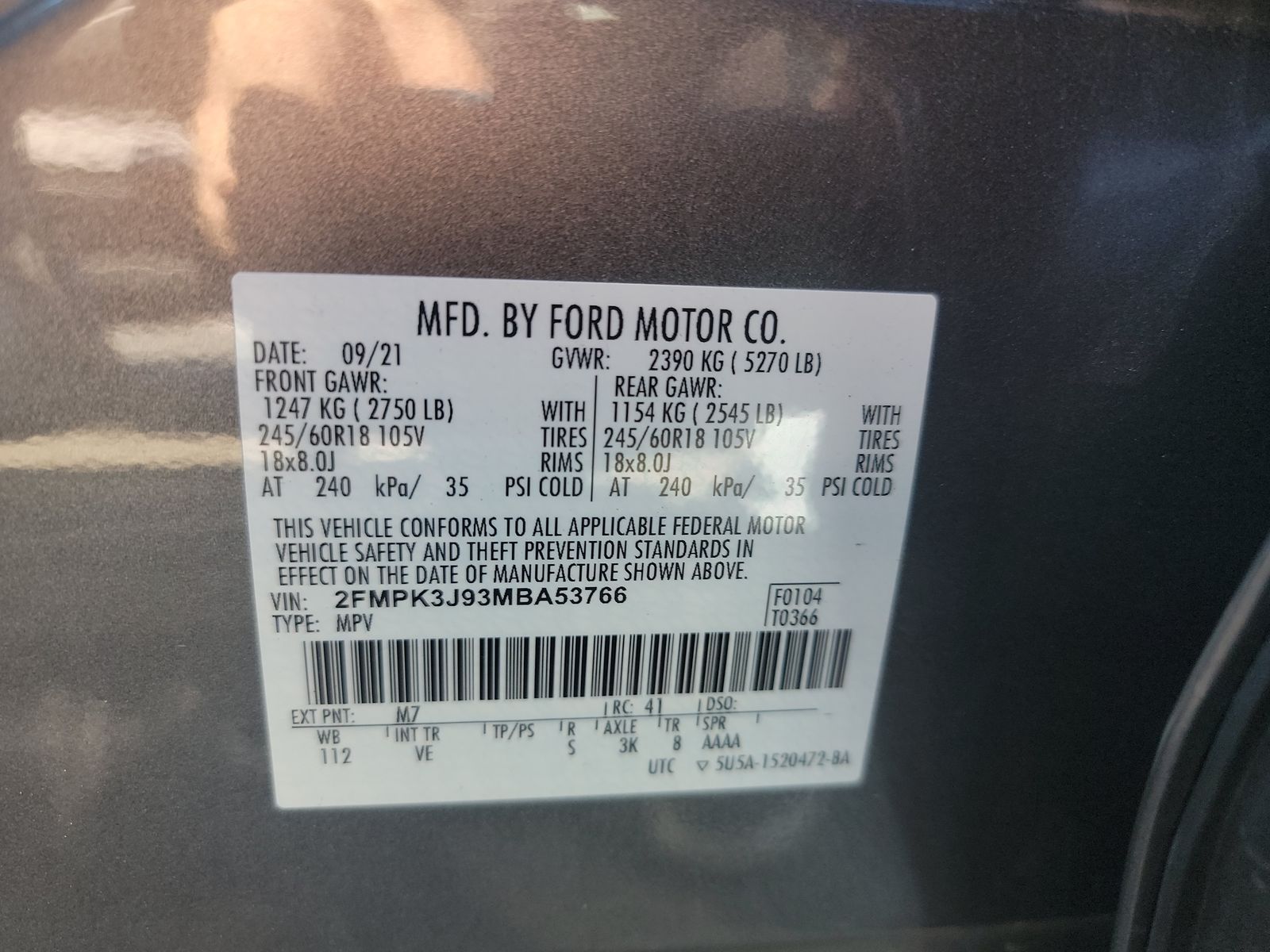 2021 Ford Edge SEL FWD