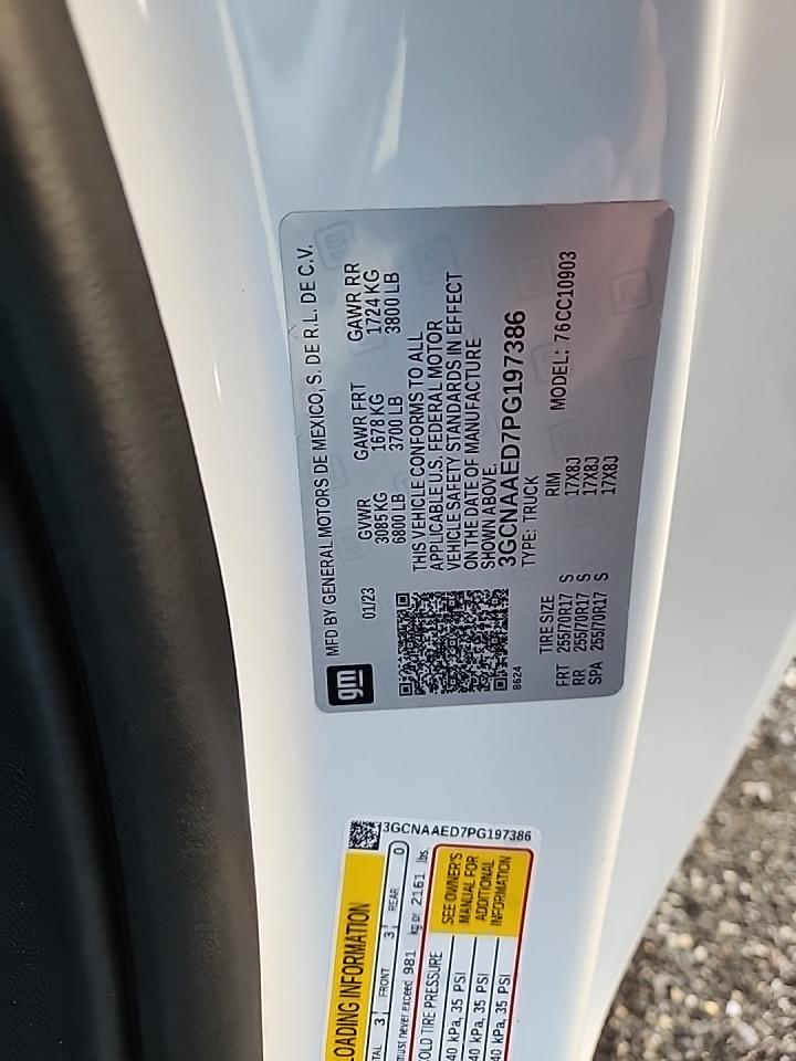 2023 Chevrolet Silverado 1500 Work Truck RWD