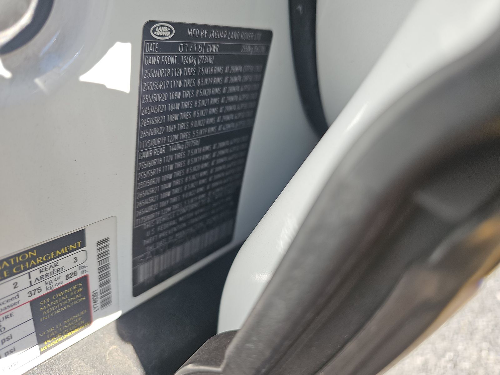 2018 Land Rover Range Rover Velar R-Dynamic SE AWD