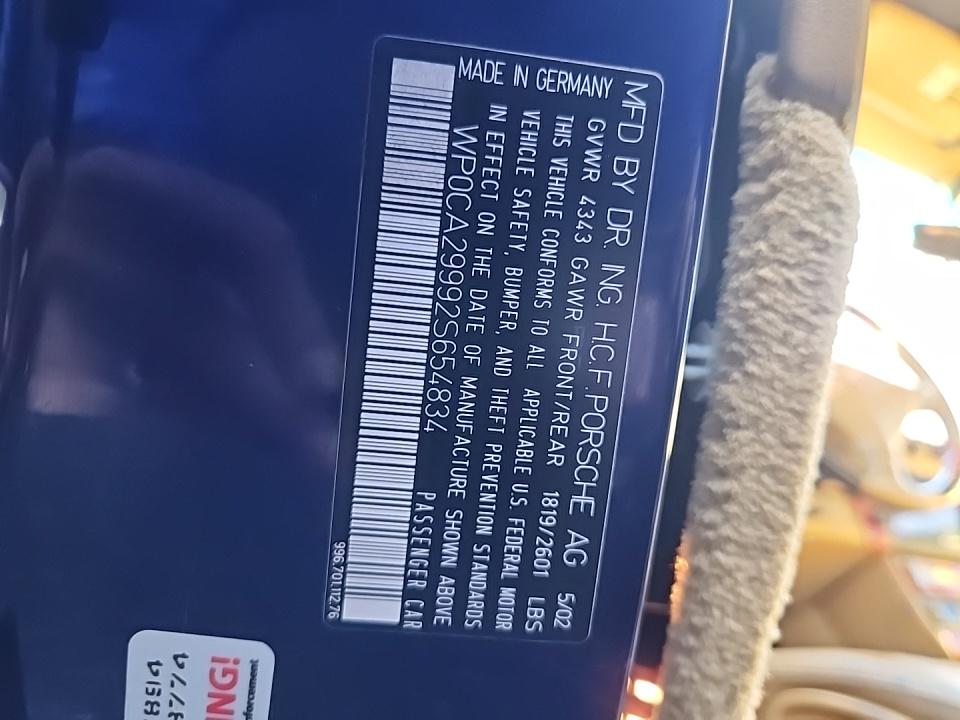 2002 Porsche 911 Carrera 4 AWD