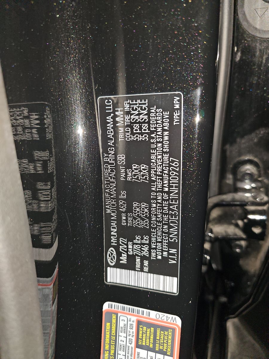 2022 Hyundai Tucson Limited FWD