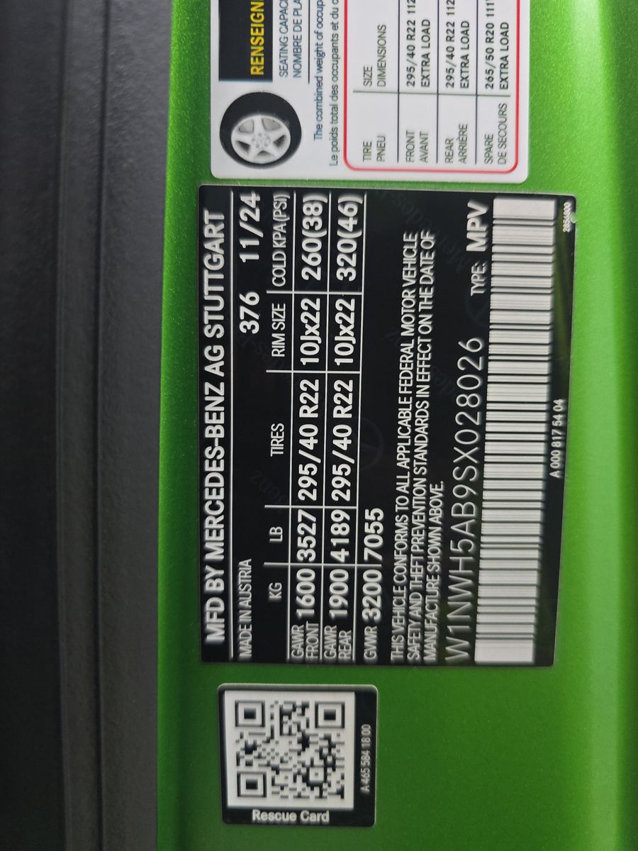 2025 Mercedes-Benz G-Class AMG G 63 AWD