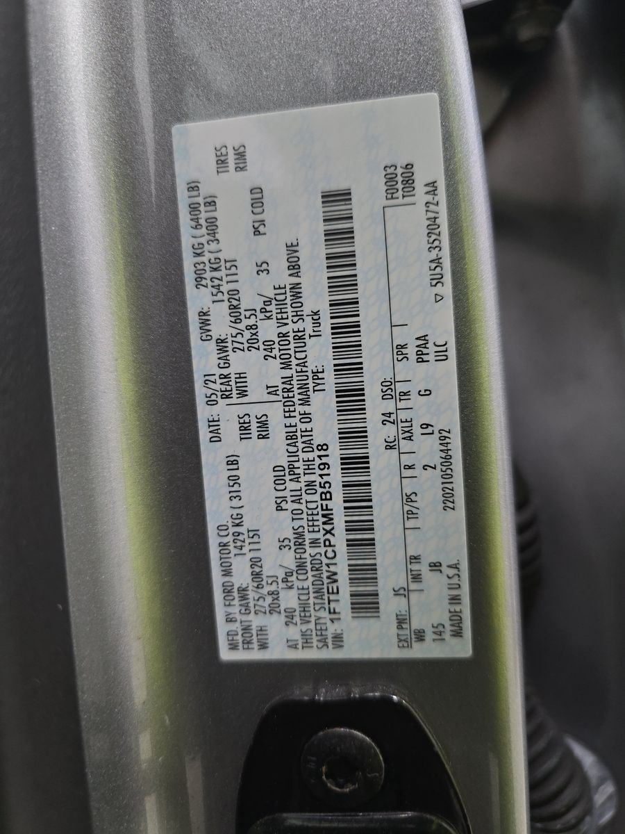 2021 Ford F-150 XL RWD