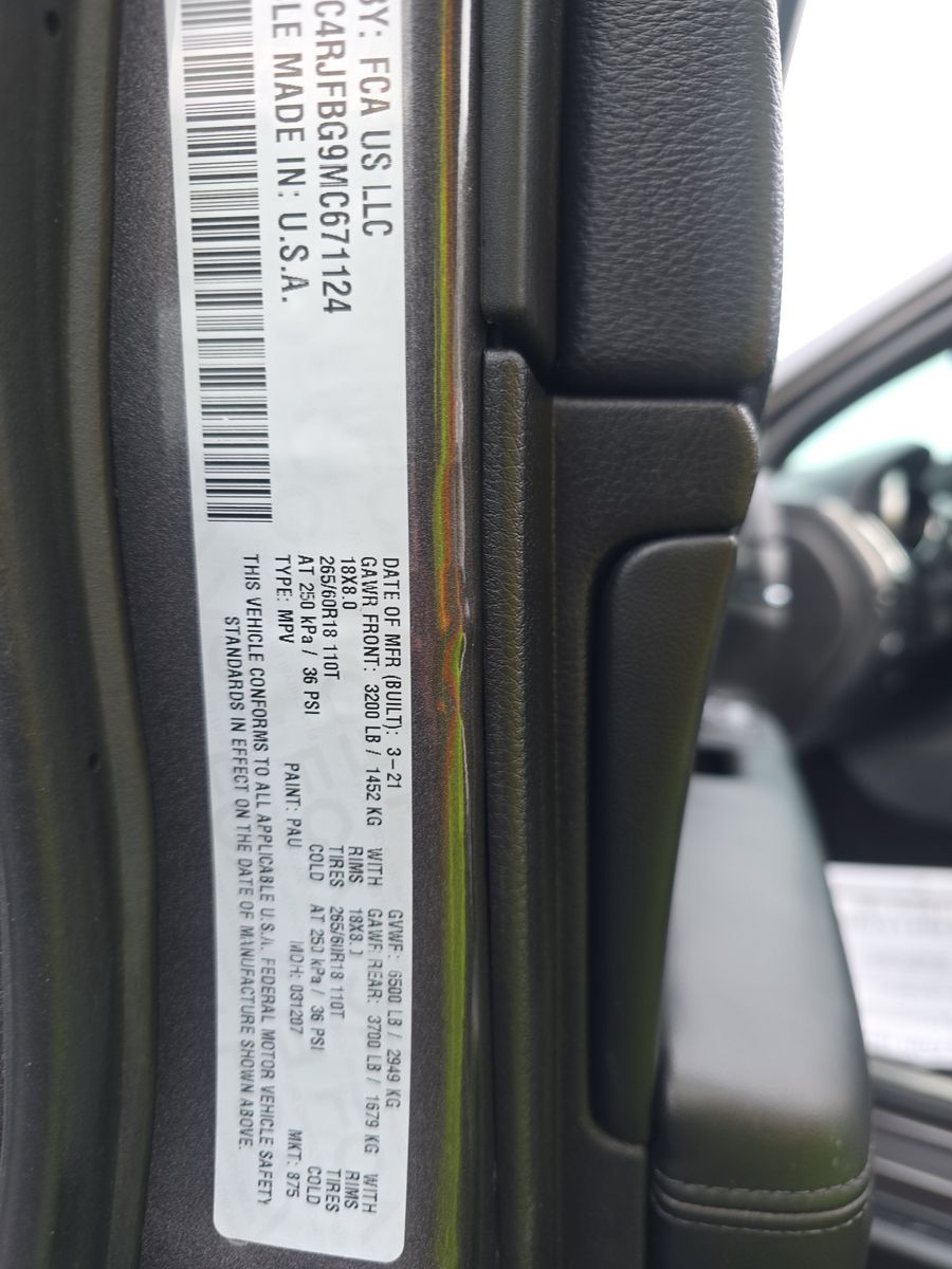 2021 Jeep Grand Cherokee Limited AWD