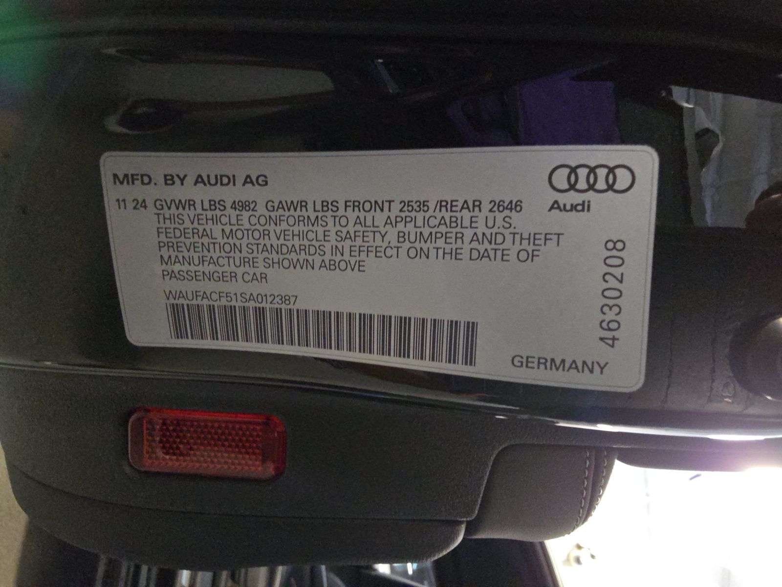 2025 Audi A5 S Line Premium Plus AWD