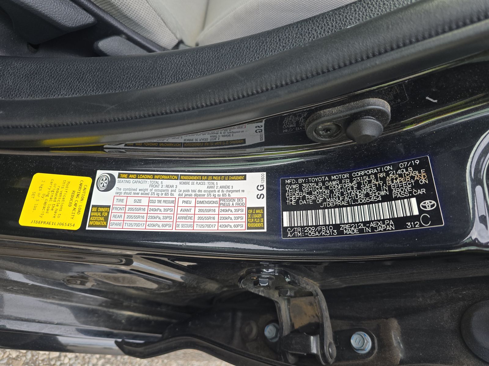 2020 Toyota Corolla LE FWD