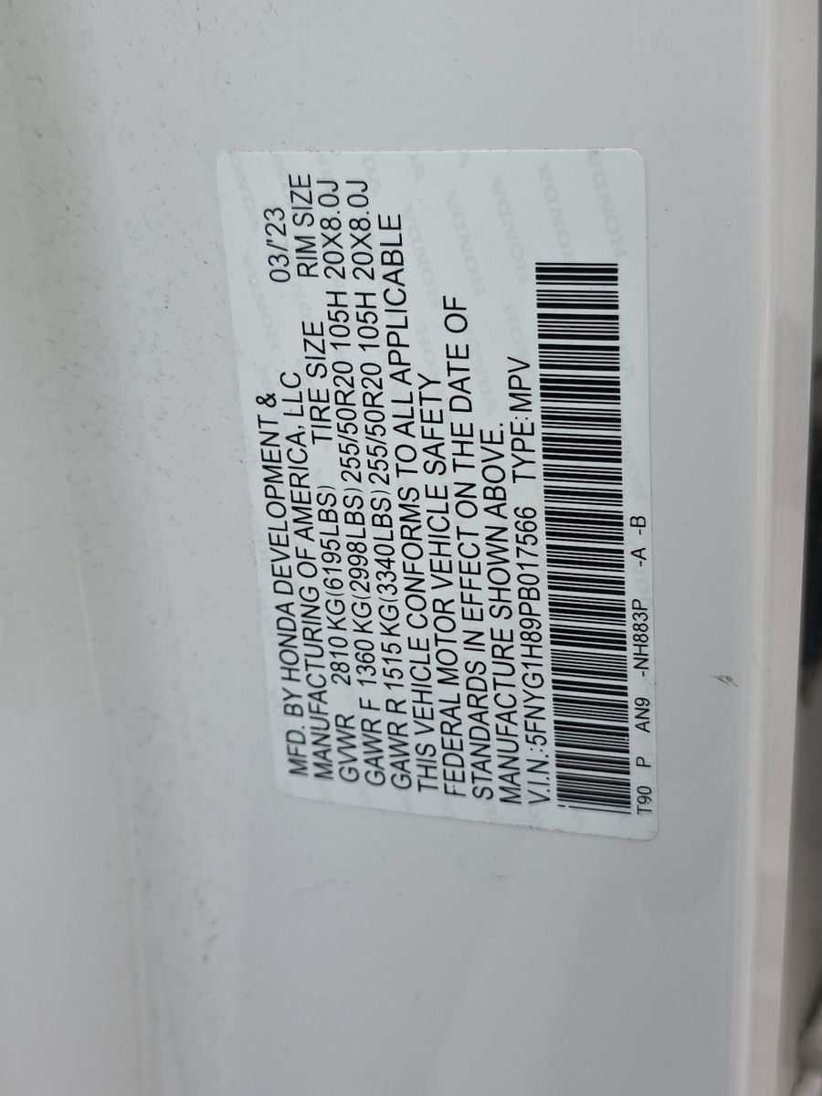 2023 Honda Pilot Elite AWD