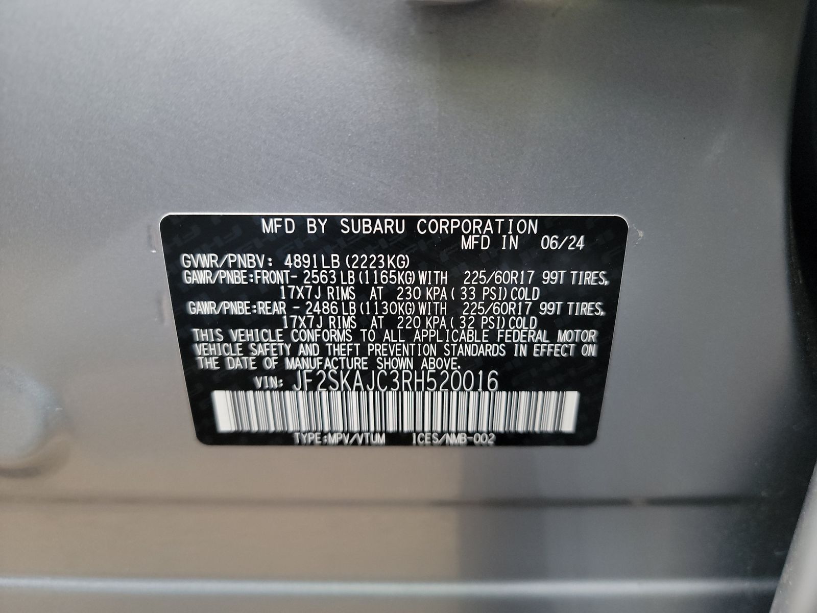 2024 Subaru Forester Wilderness AWD