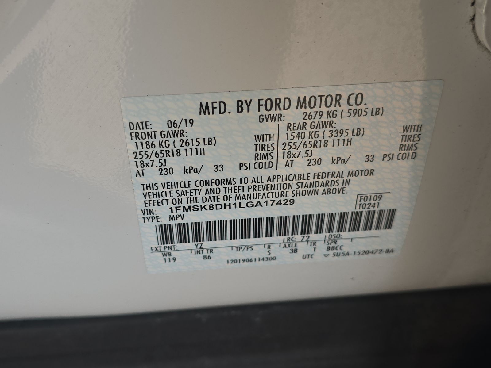 2020 Ford Explorer XLT AWD