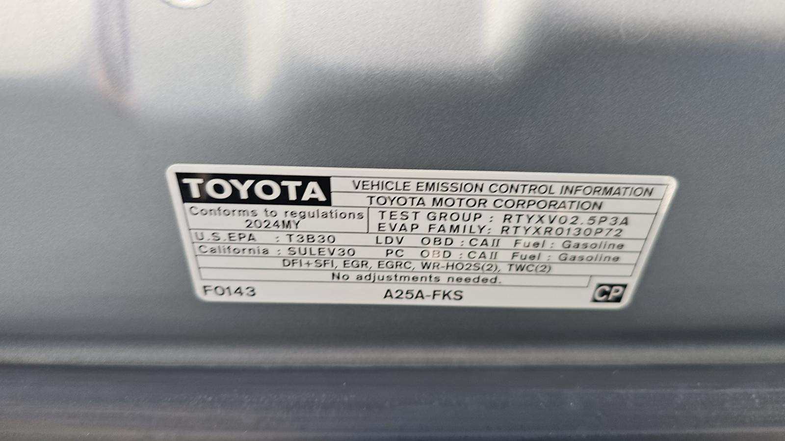2024 Toyota Camry LE FWD