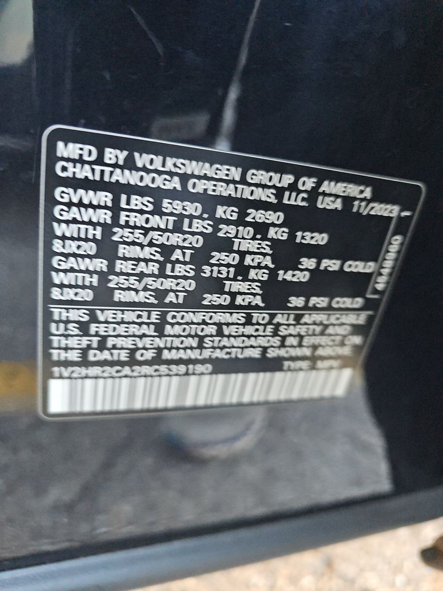 2024 Volkswagen Atlas 2.0T SE AWD