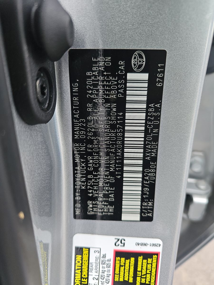 2024 Toyota Camry SE FWD