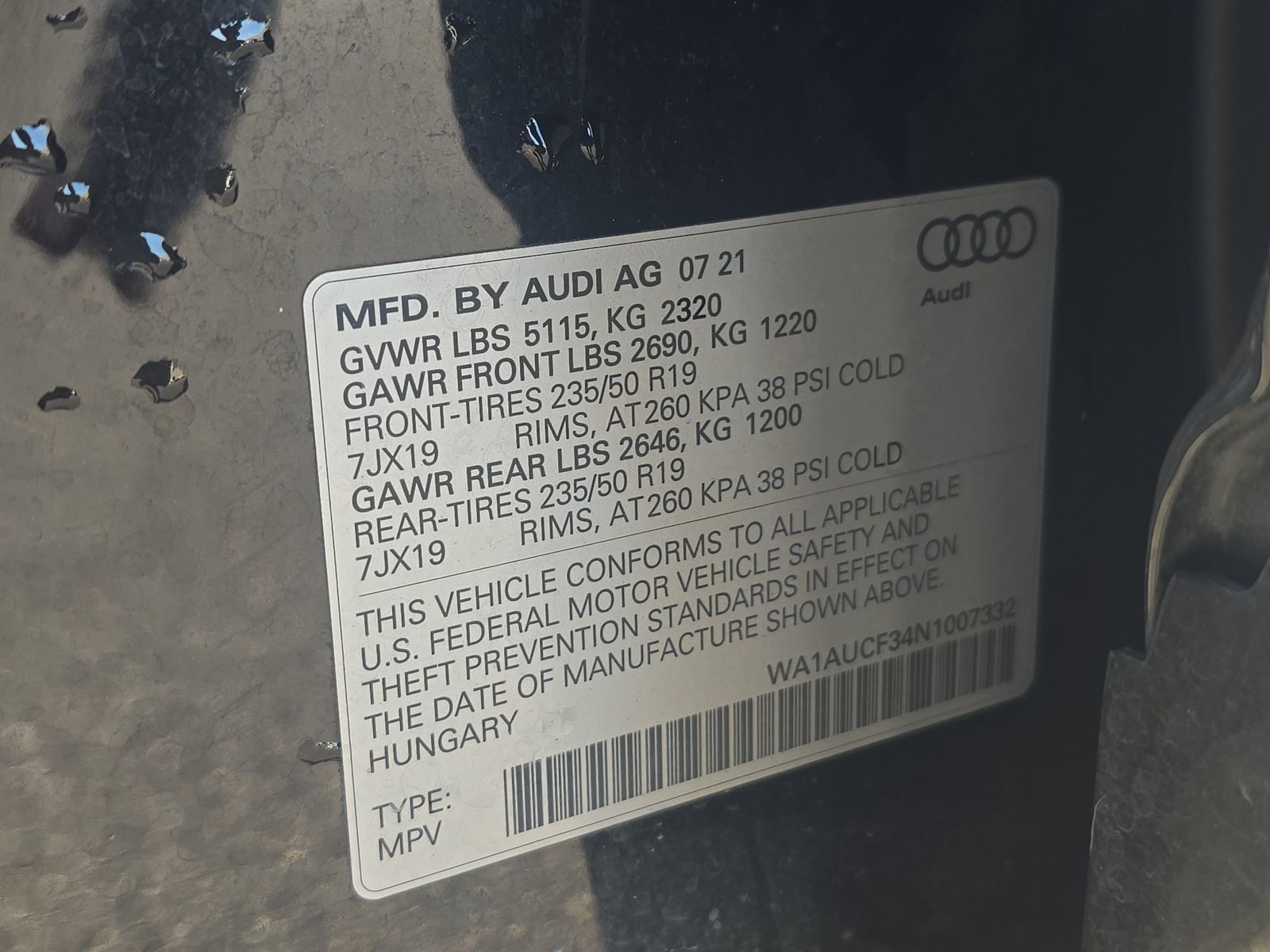 2022 Audi Q3 2.0T Premium AWD