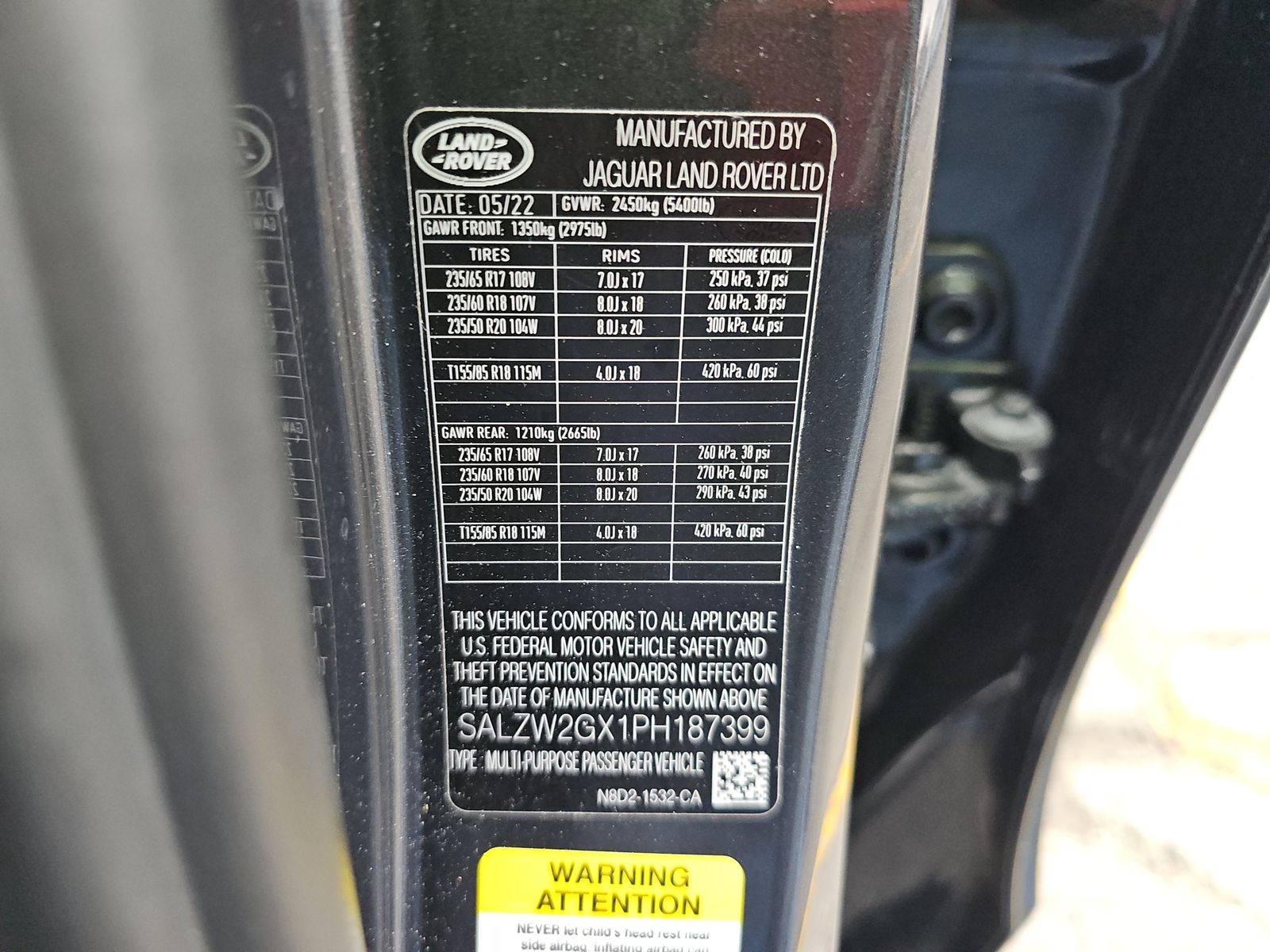 2023 Land Rover Range Rover Evoque HST AWD