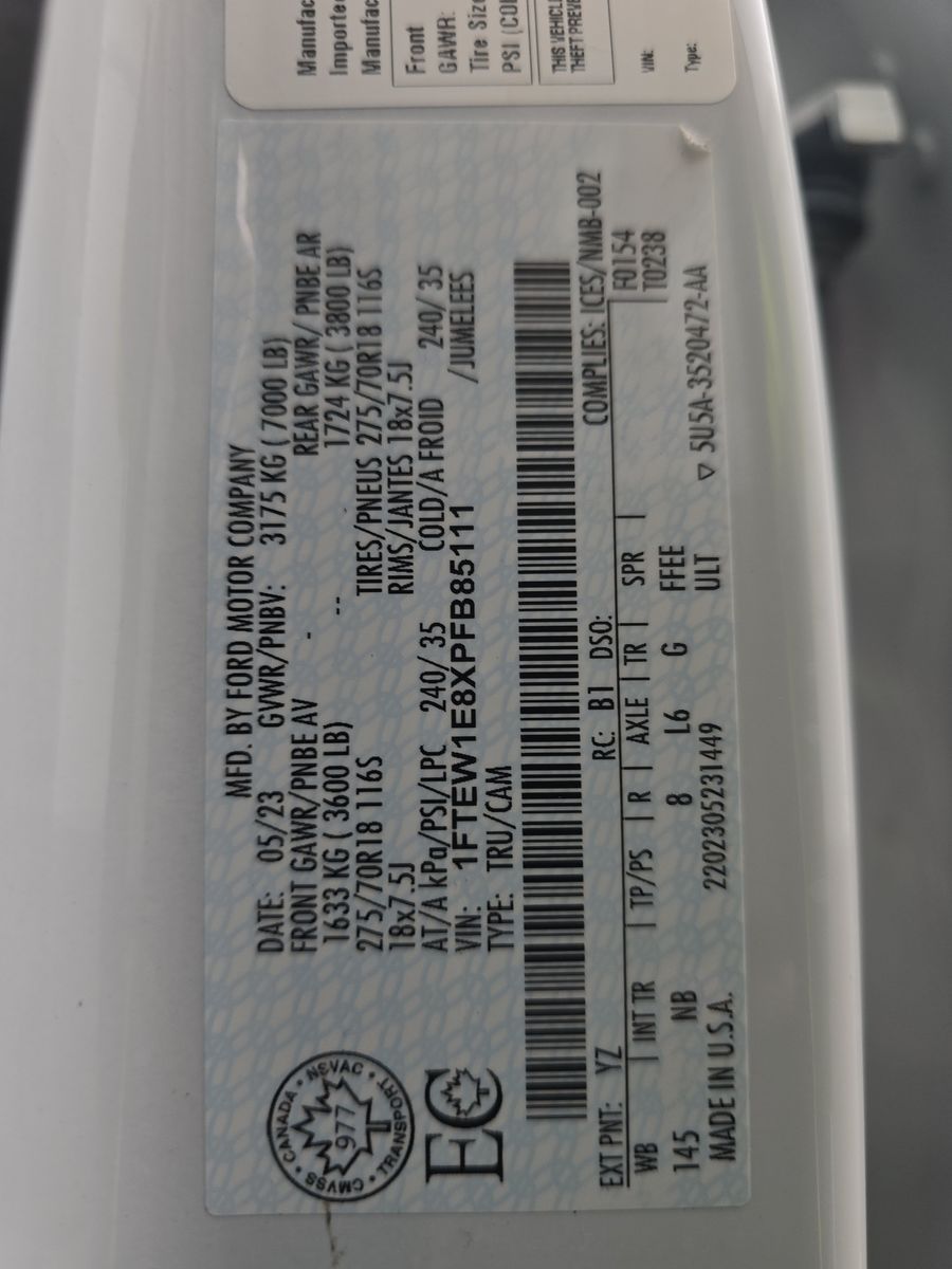 2023 Ford F-150 Tremor AWD