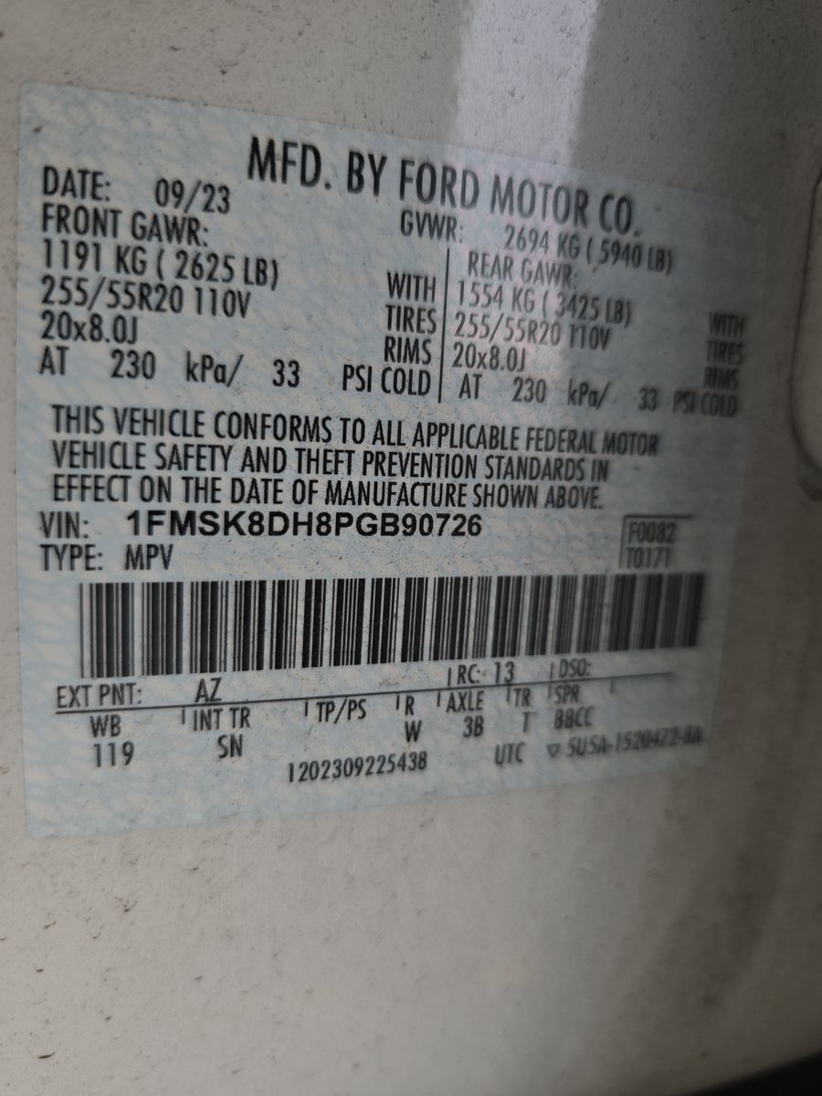 2023 Ford Explorer XLT AWD