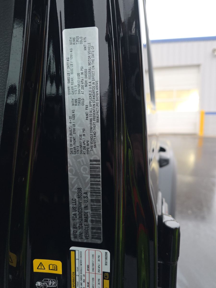 2022 Jeep Wrangler Unlimited Sport S Edition AWD