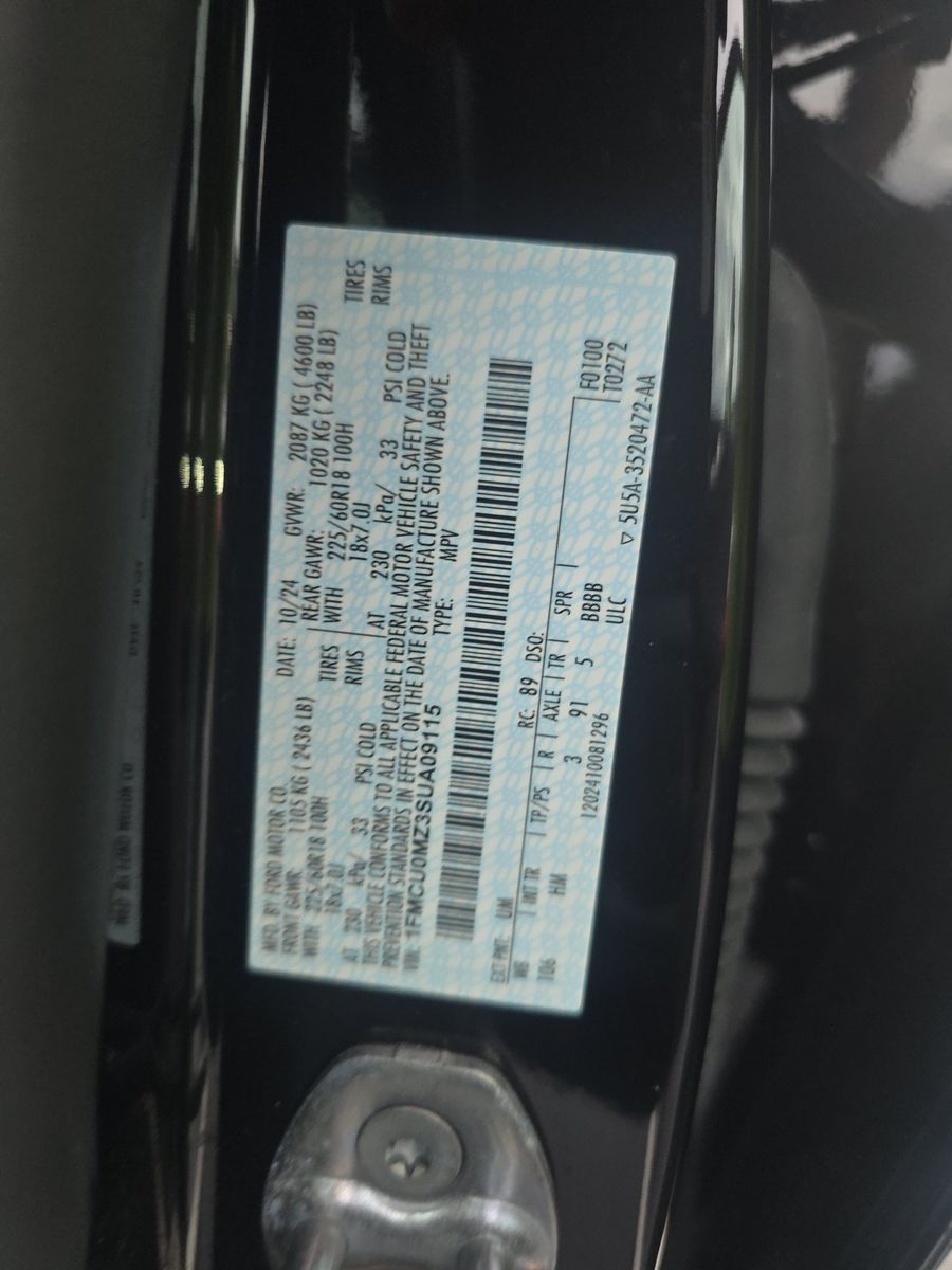 2025 Ford Escape Hybrid ST-Line FWD