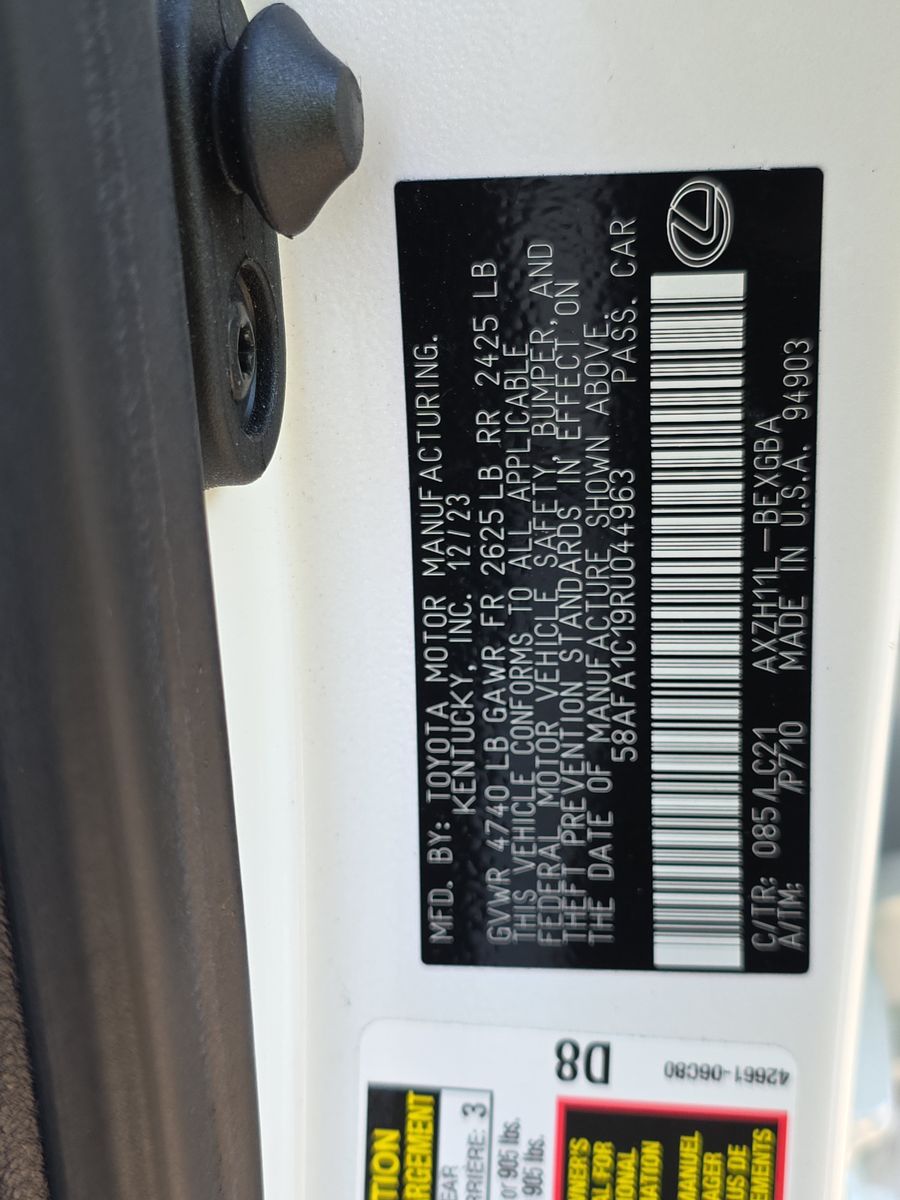 2024 Lexus ES ES 300h Ultra Luxury FWD