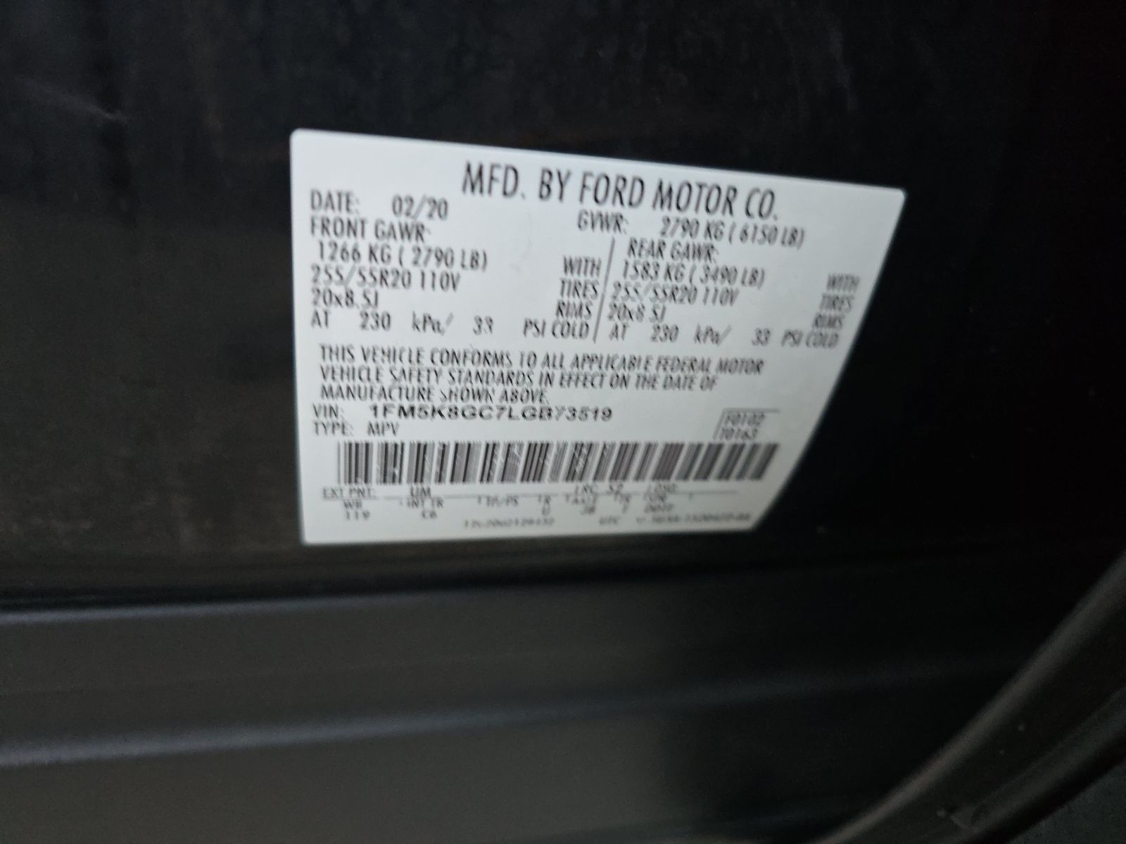 2020 Ford Explorer ST AWD