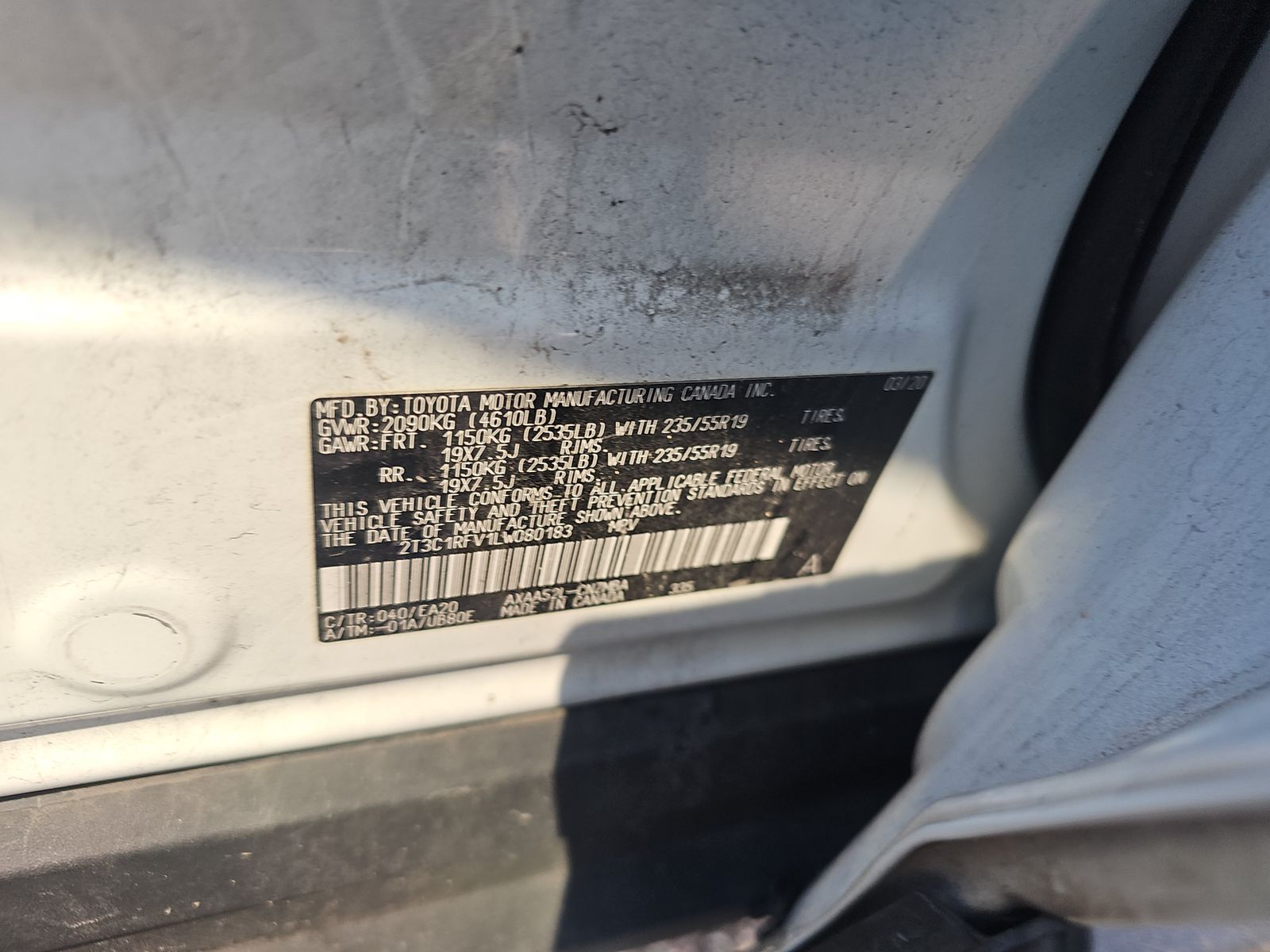 2020 Toyota RAV4 XLE Premium FWD