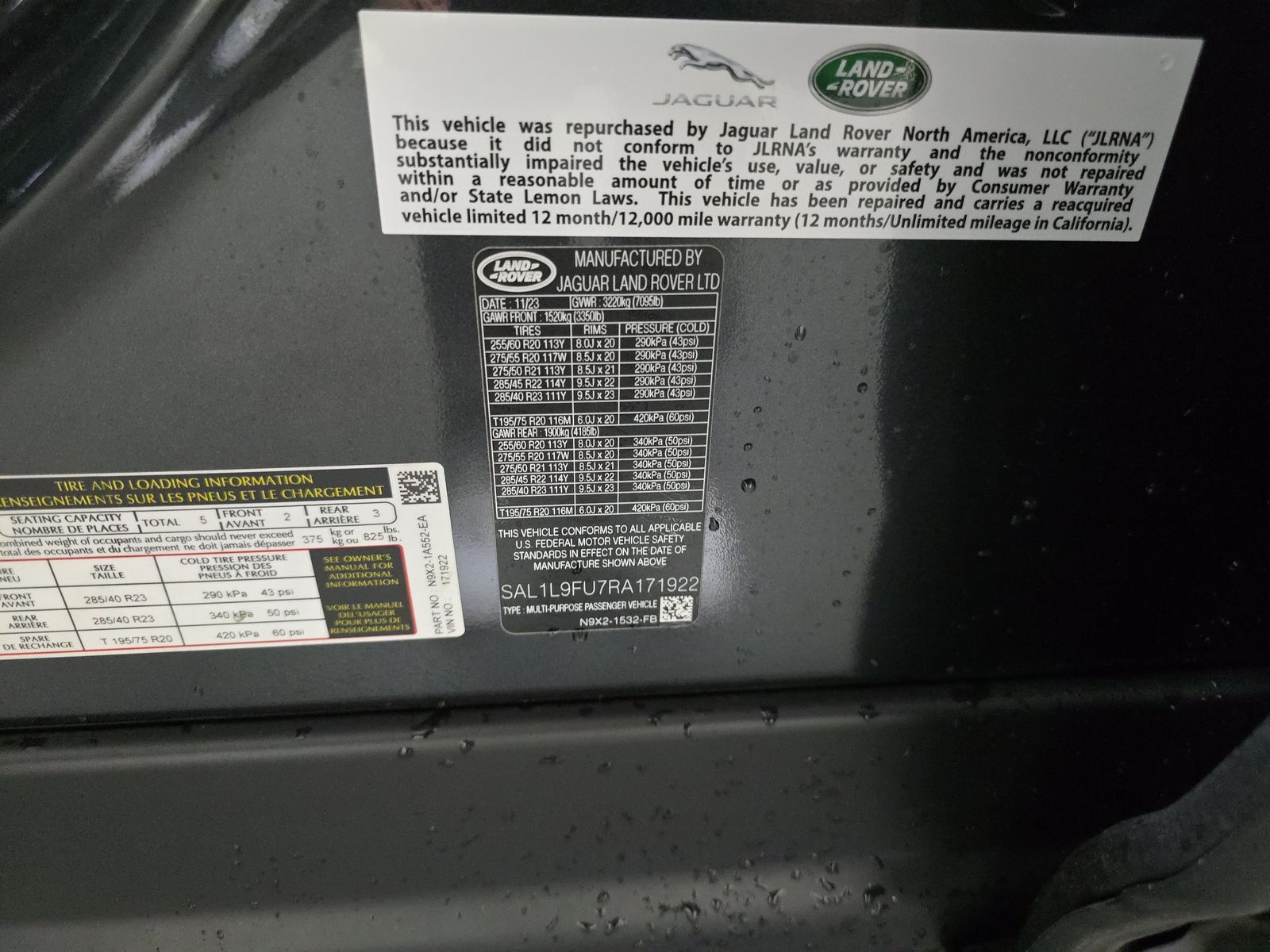 2024 Land Rover Range Rover Sport Dynamic SE AWD