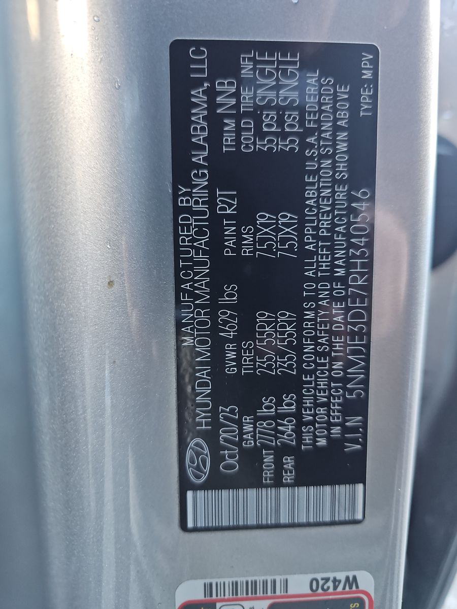 2024 Hyundai Tucson Limited FWD