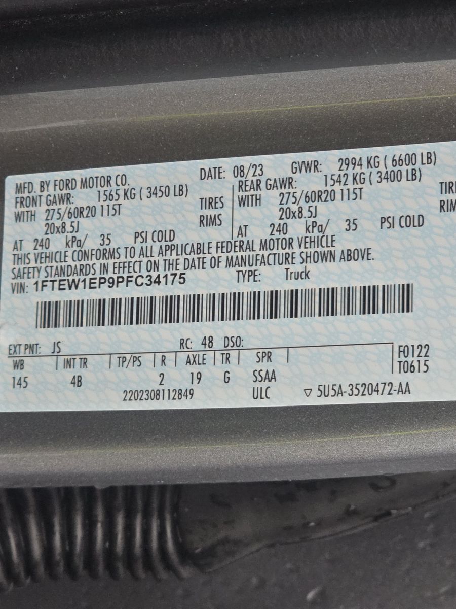 2023 Ford F-150 XLT AWD