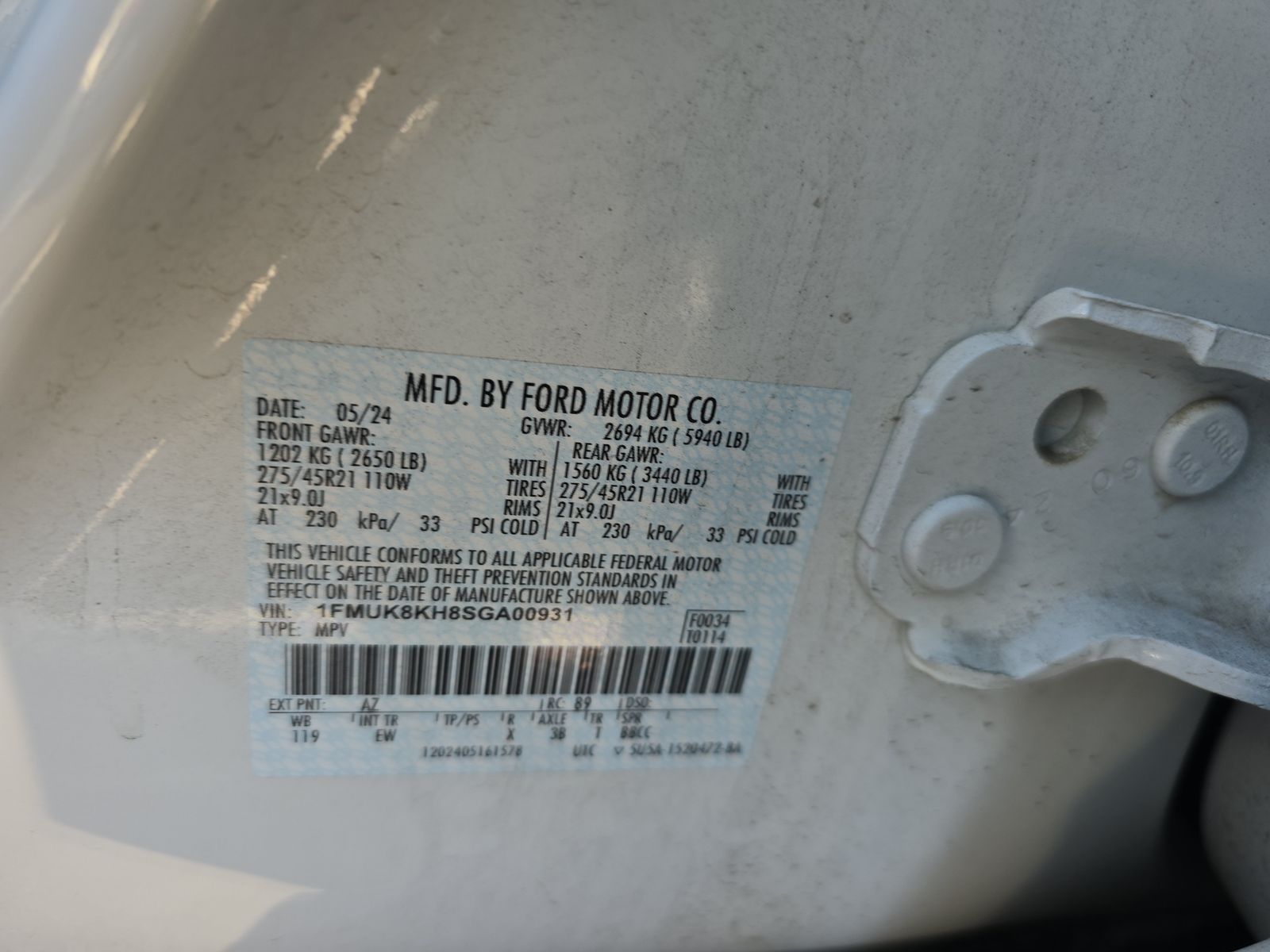 2025 Ford Explorer ST-Line AWD